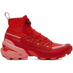 Mm6 Maison Margiela 'Salomon' Red Edition Mm6 Cross High Sneakers Size 5